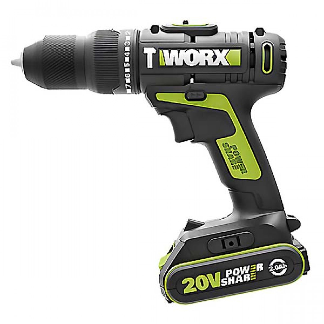 worx威克士 20v锂电双速电钻wu179(单电2.0ah)