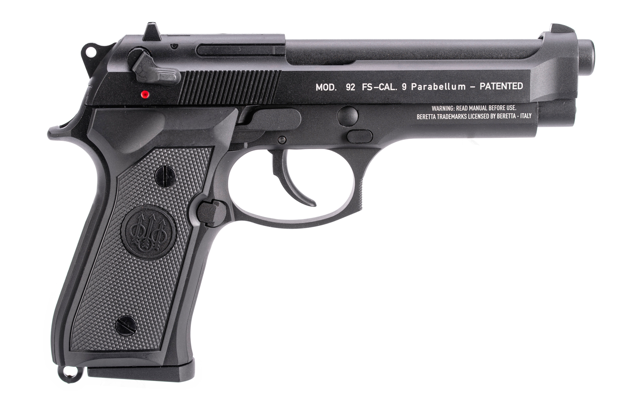 【甲武】UMAREX 授權刻字 Beretta M9 全金屬瓦斯槍GBB手槍黑色 – 甲武玩具店