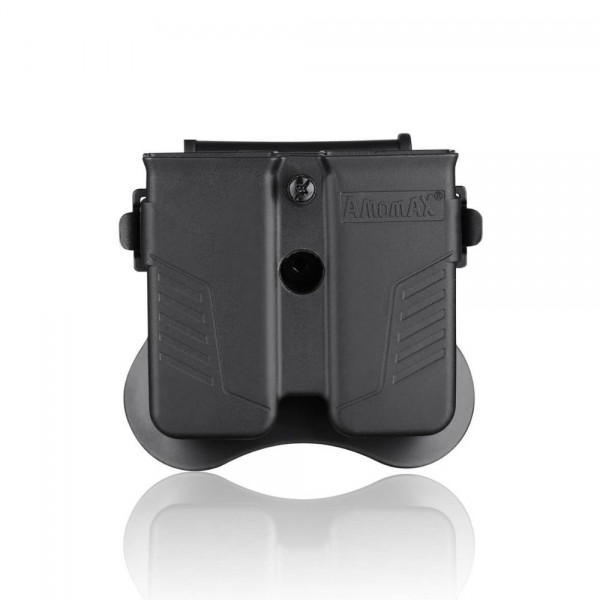 【BCS】AMOMAX 通用腰掛雙彈匣 彈夾套 黑色