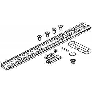GHK 553零件 553-上槍身魚骨組