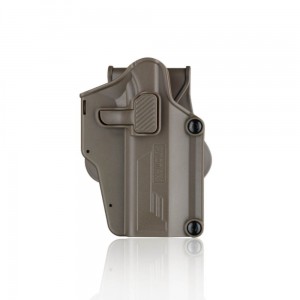 【BCS】AMOMAX 右手/硬殼槍套/萬用槍套/通用槍套 適用於各大槍款 沙色