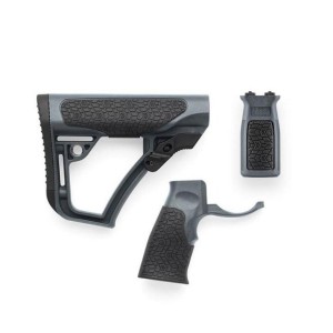 Daniel Defense 握把+ M-LOK戰術握把+槍托 整組 灰色-P0000120