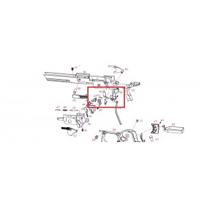 【BCS】SAVIA STACCATO CS零件#52.40.41.42號 擊錘 右鎖片 組鐵 撞針
