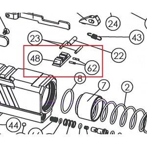 【BCS】HWASAN 華山F5 17mm 鎮暴槍零件