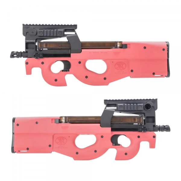 【BCS】King Arms FN P90 CYBERGUN授權刻字 AEG電動槍 粉色