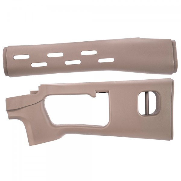 【BCS】WE SVD 瓦斯槍塑膠槍托#82 #137 #138號 Cerakote MCBK/沙/灰/綠