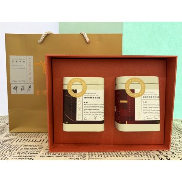 茶真情禮盒(75g烏龍+75g紅烏龍)【蟬韻茶】