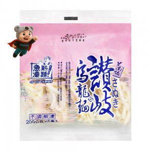 【南僑】讚岐烏龍麵 急凍熟麵快煮一分鐘 (1000g/200g*5食入)