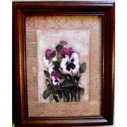 直式Key box壁飾禮物 ......三色堇