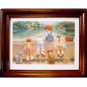 橫式Key box壁飾禮物 .......釣魚樂