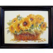 橫式 Key box壁飾...向日葵花藍