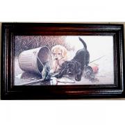 橫式Key box壁飾禮物 .......BASS MASTERS 可魯(拉不拉多犬)