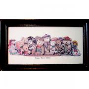 橫式Key box壁飾....暖烘烘泰迪熊Tender worn teddies