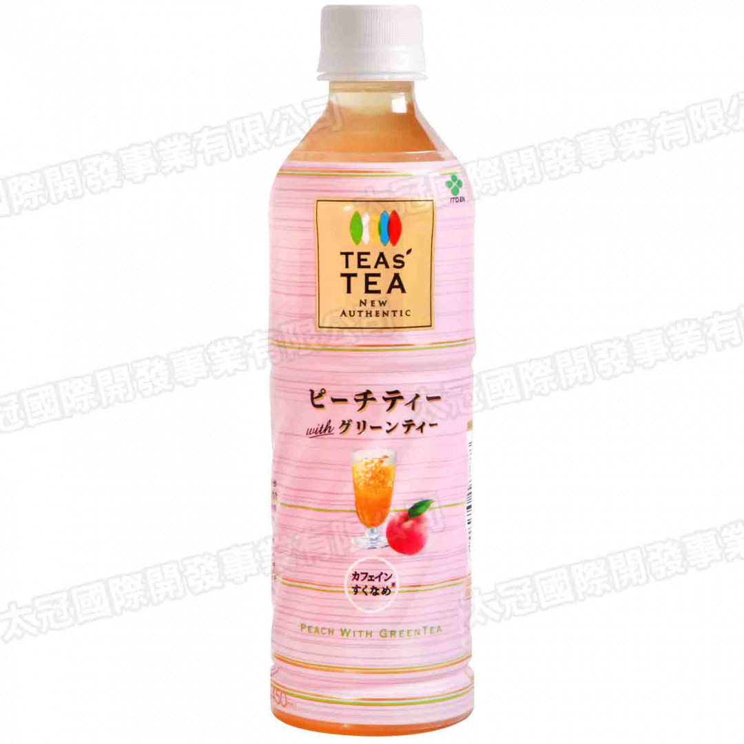 teas tea 绿茶-水蜜桃风味 伊藤园 450ml x 24:太冠国际开发事业有限