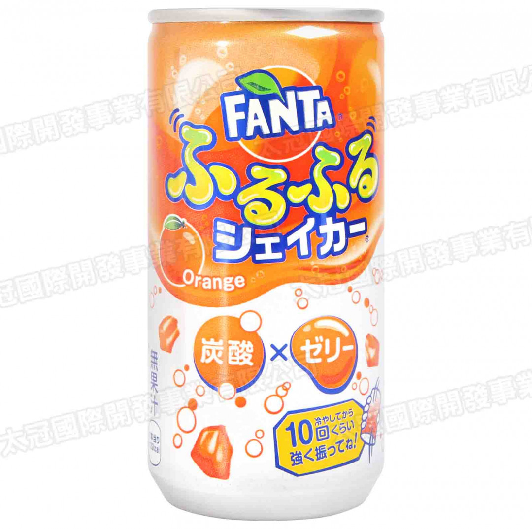 芬达橘子碳酸饮料(果冻颗粒入) コカ.
