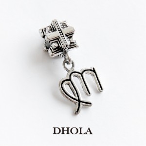 圓點十字孔珠+處女符號