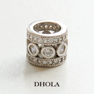 8*11MM縷空連線八圓滾筒大孔珠