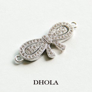 縷空蝴蝶結愛心孔珠+射手符號