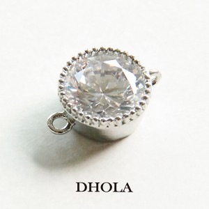 7*8MM鑲鑽滾編S紋管珠大孔珠