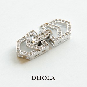 27*10MM鑲鑽箭頭縷空錶帶扣