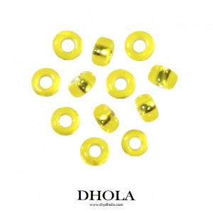 【內銀外亮黃】日本東寶15/0玻璃珠