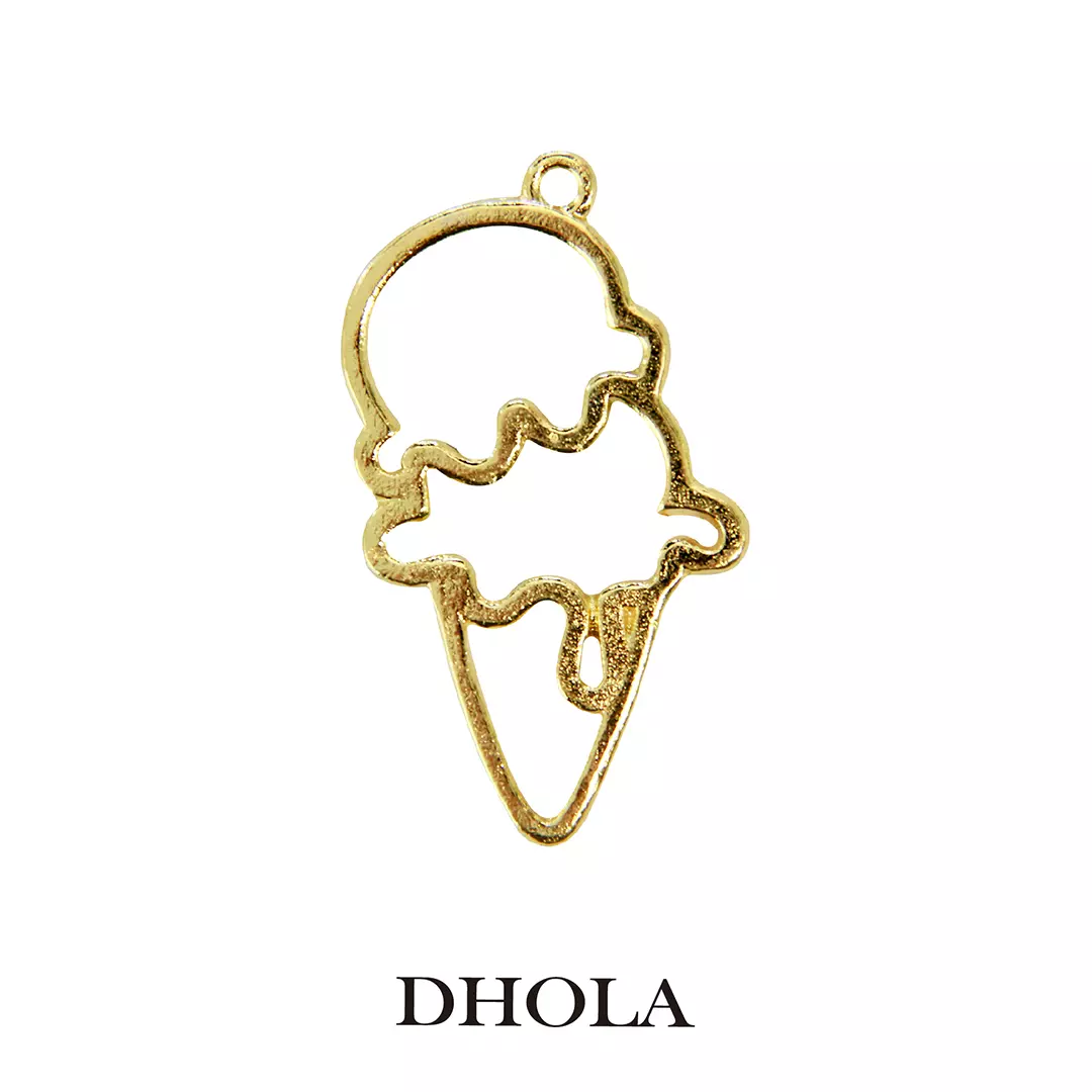 單耳雙球冰淇淋邊框