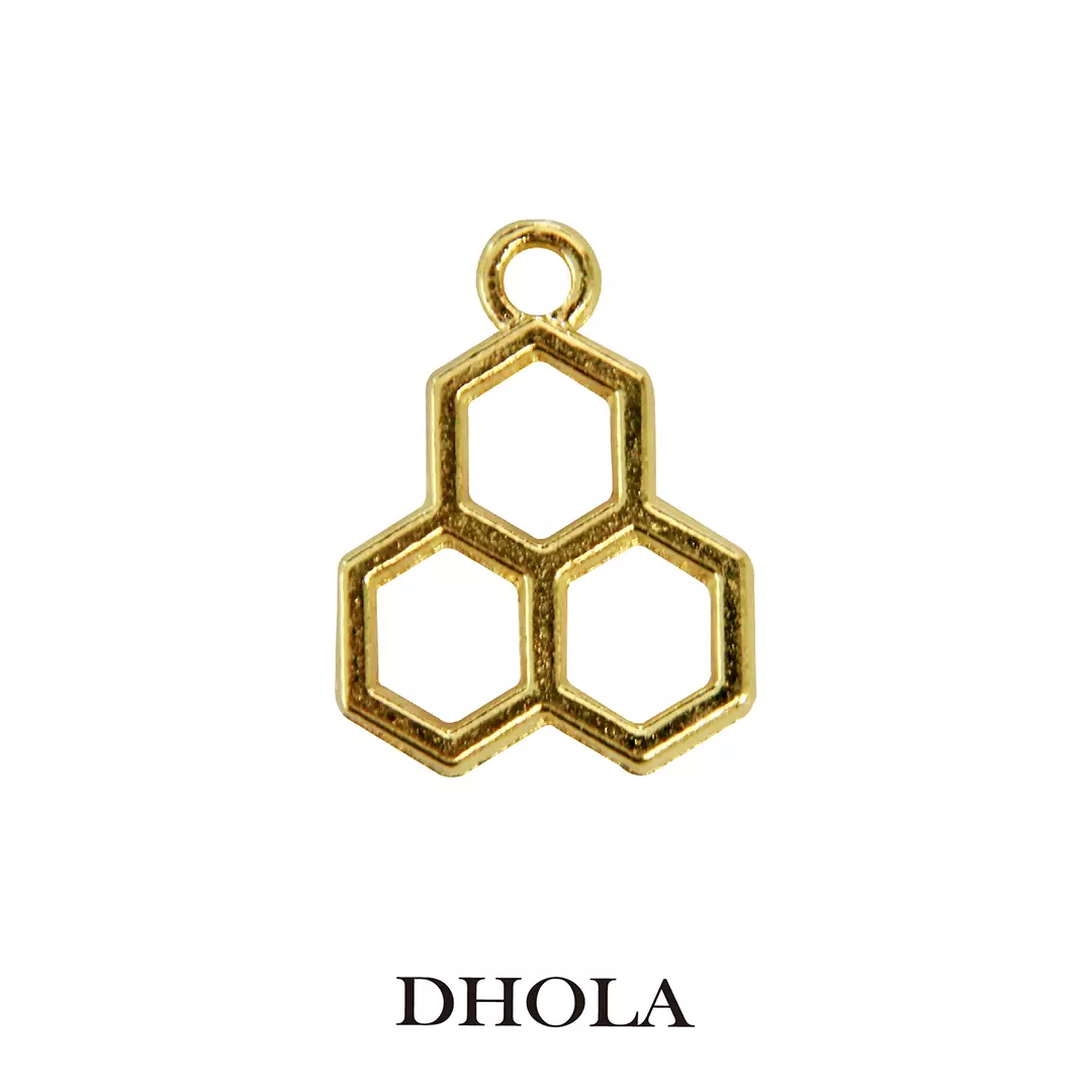 單耳幾何三角形邊框