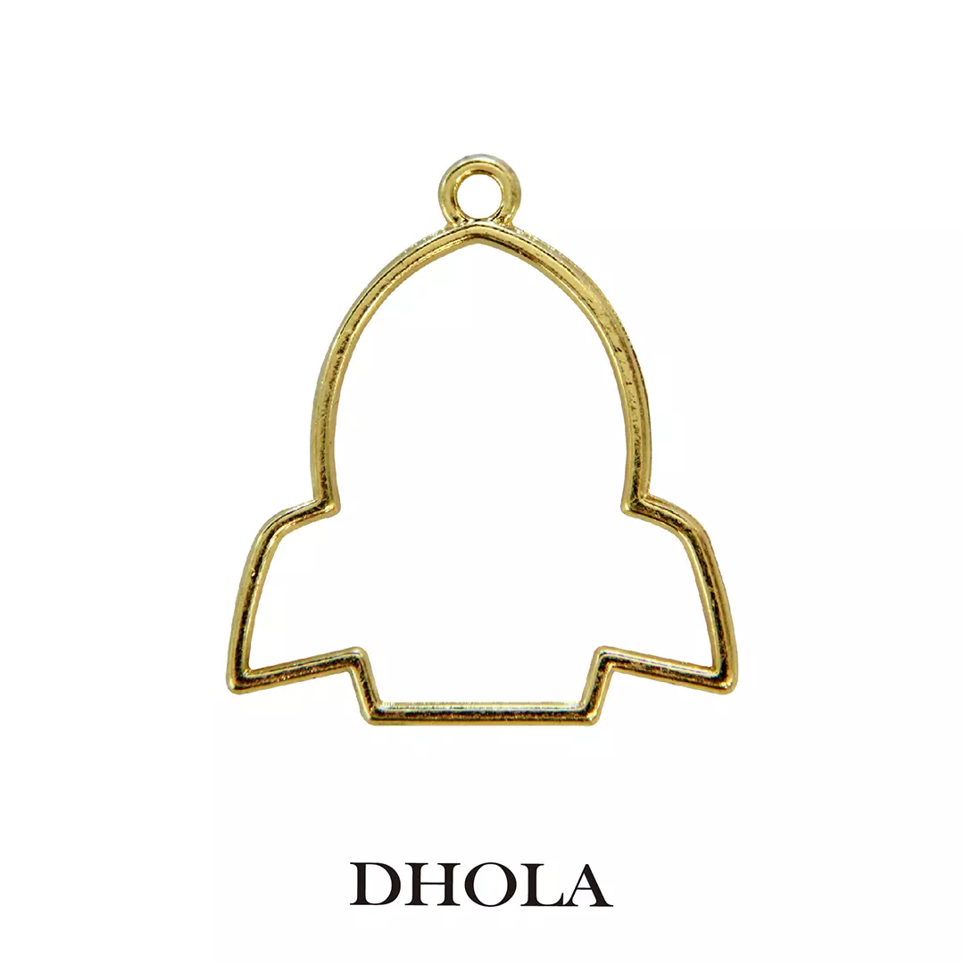 單耳線型火箭邊框