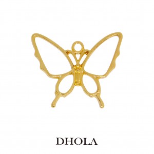 單耳展翅蝴蝶邊框