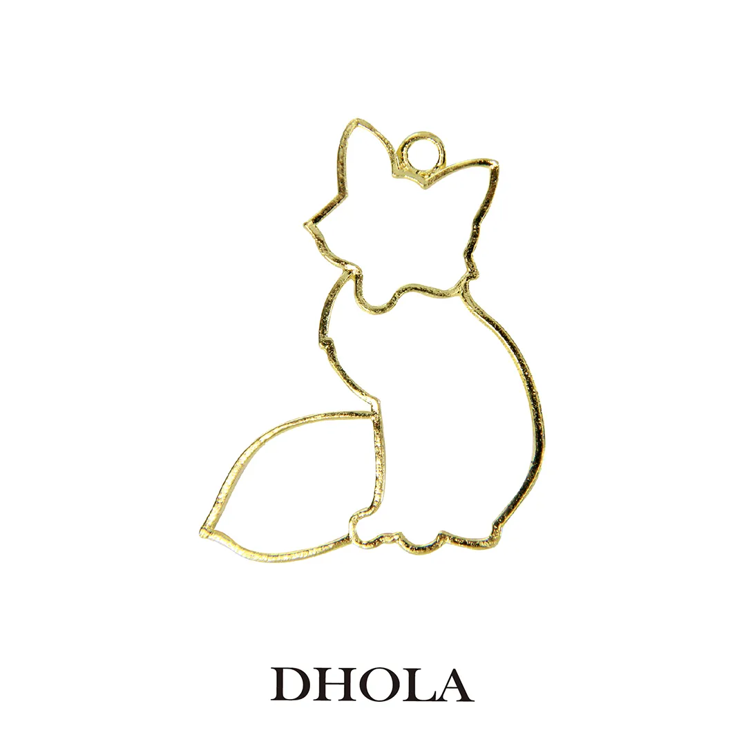 單耳坐式狐狸邊框