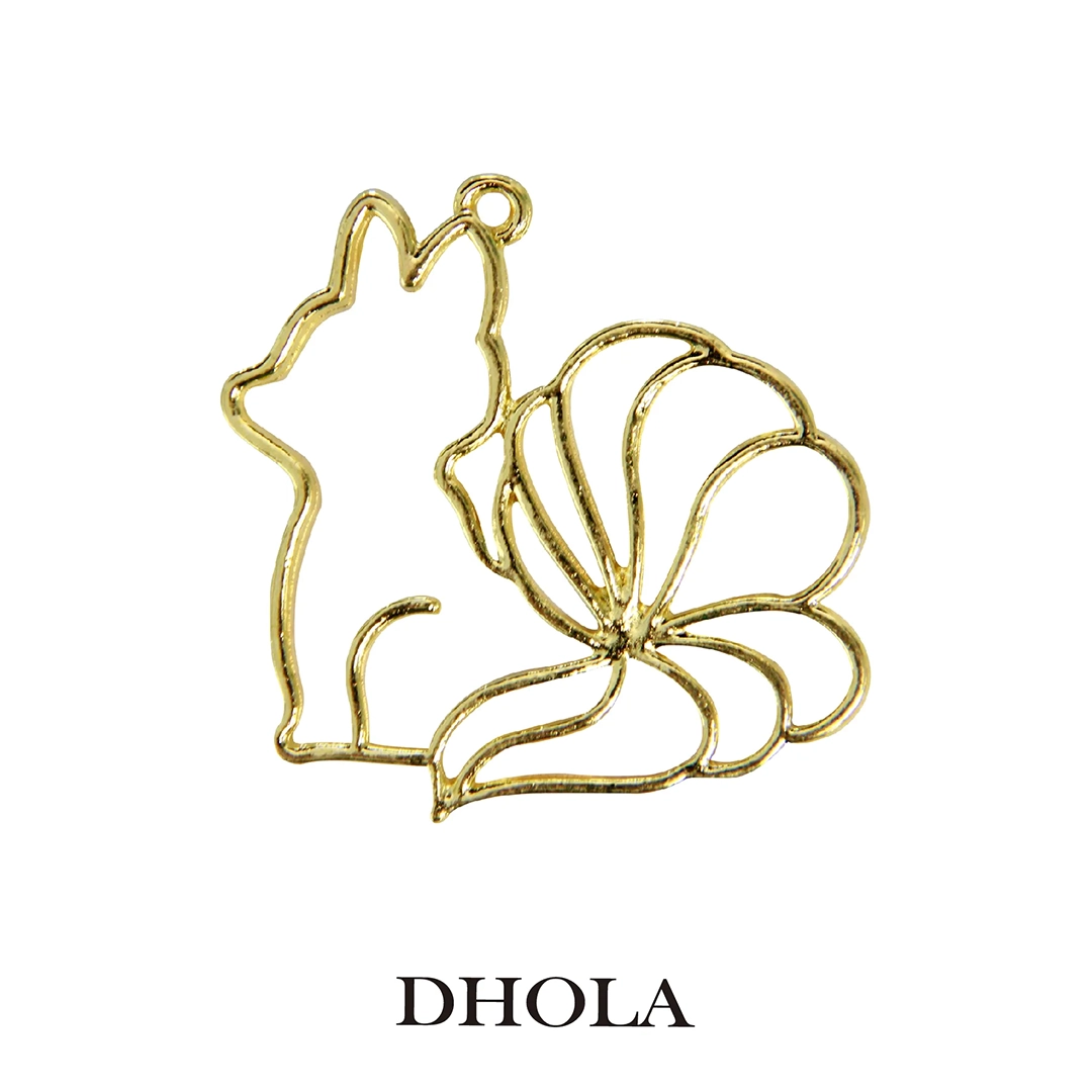 單耳折耳狗圓邊框