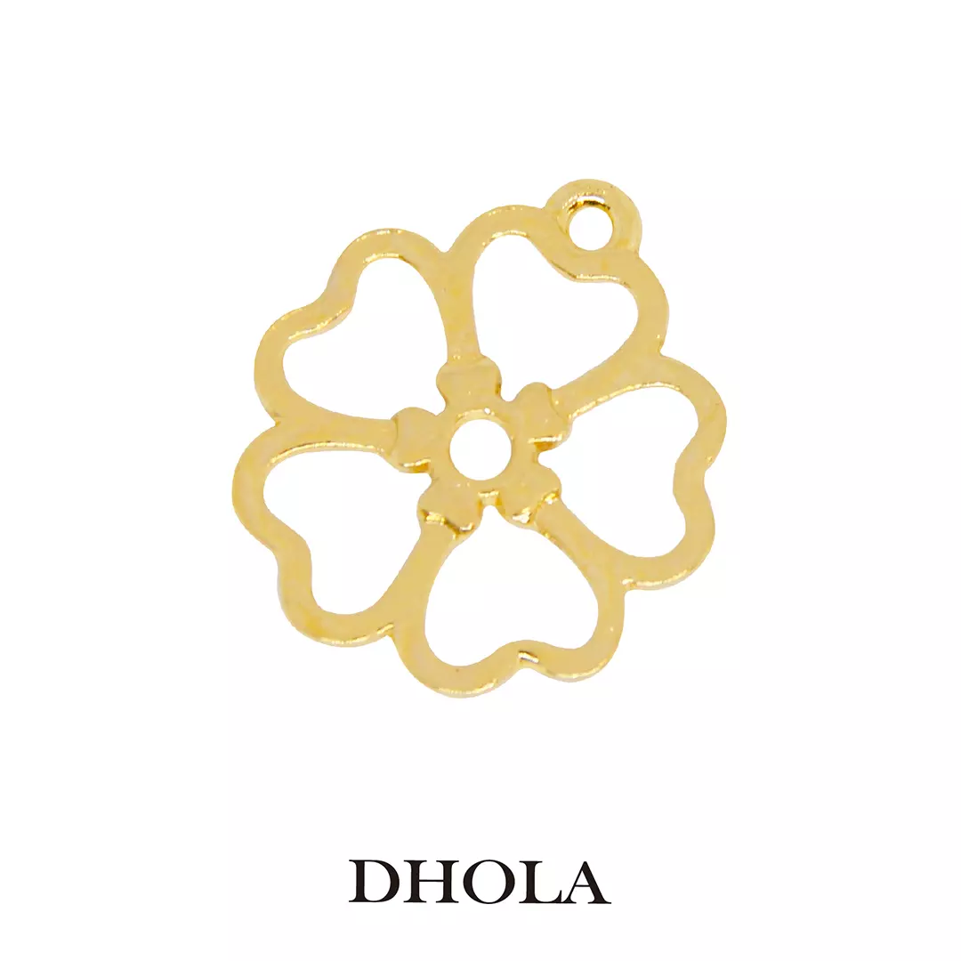 單耳六芒星邊框