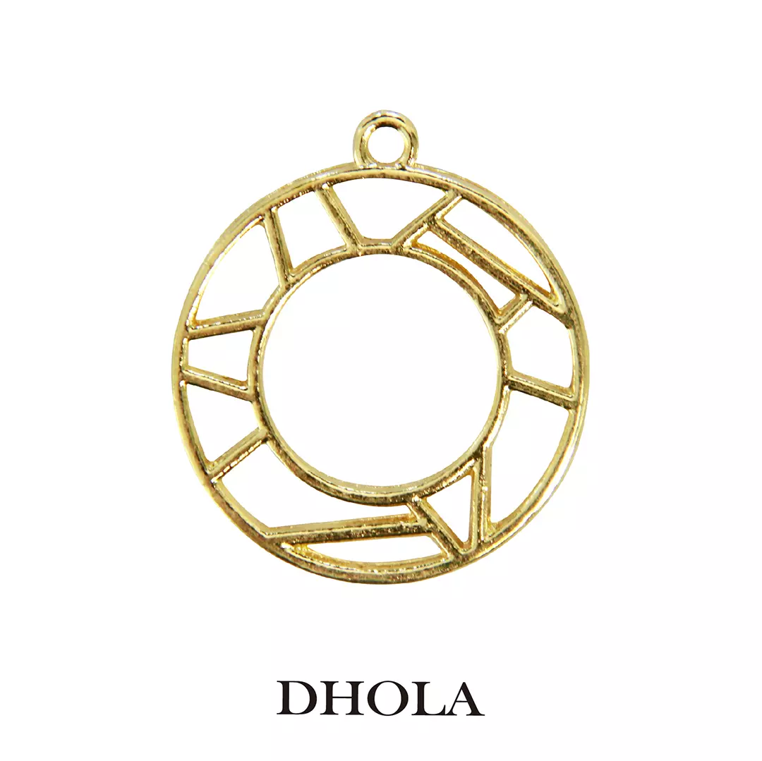 單耳幾何圓形邊框