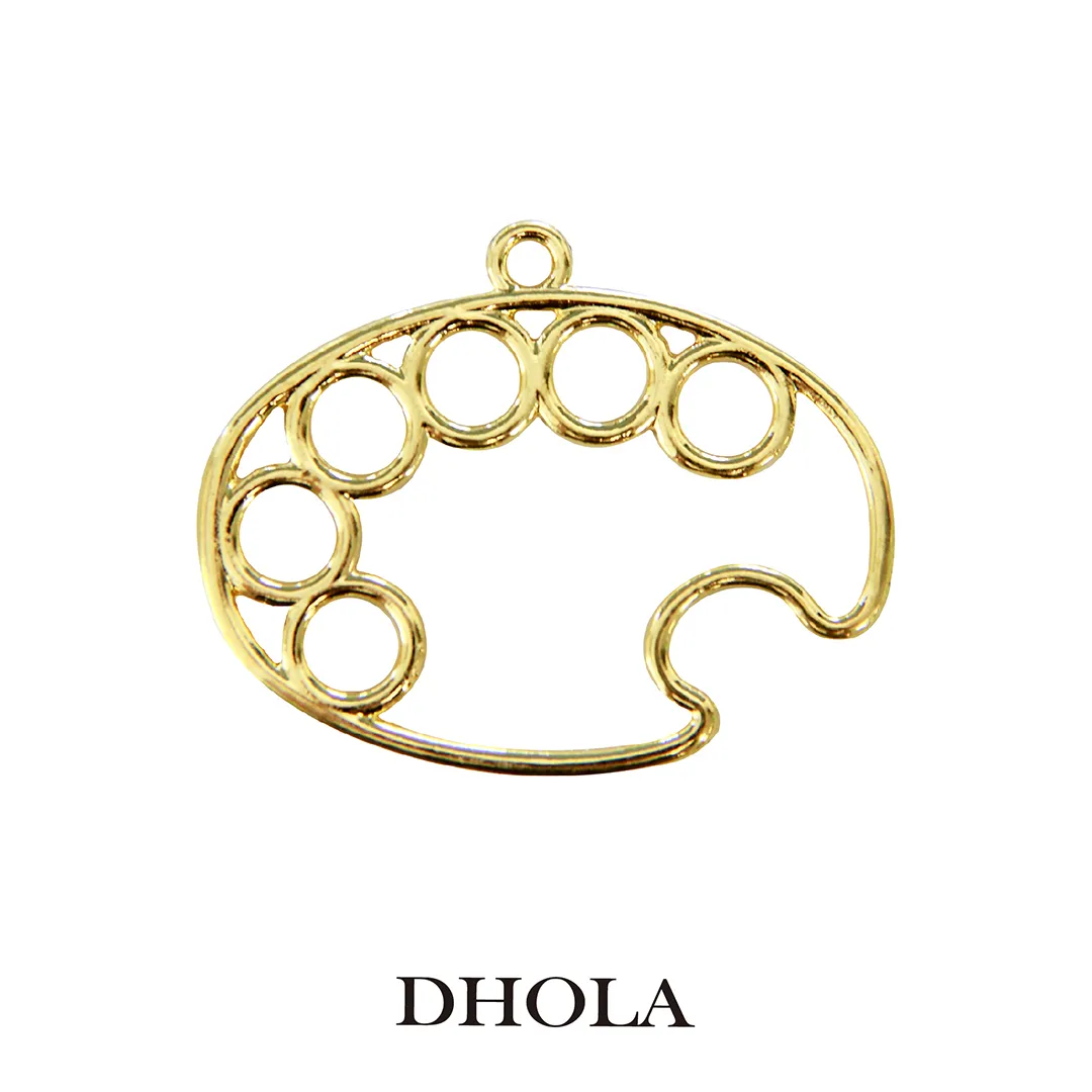 單耳調色盤邊框