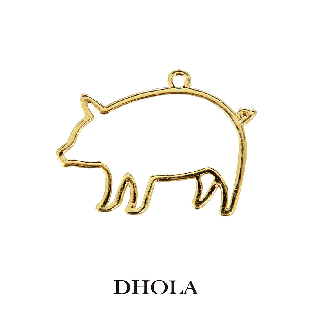 單耳側臉狗邊框