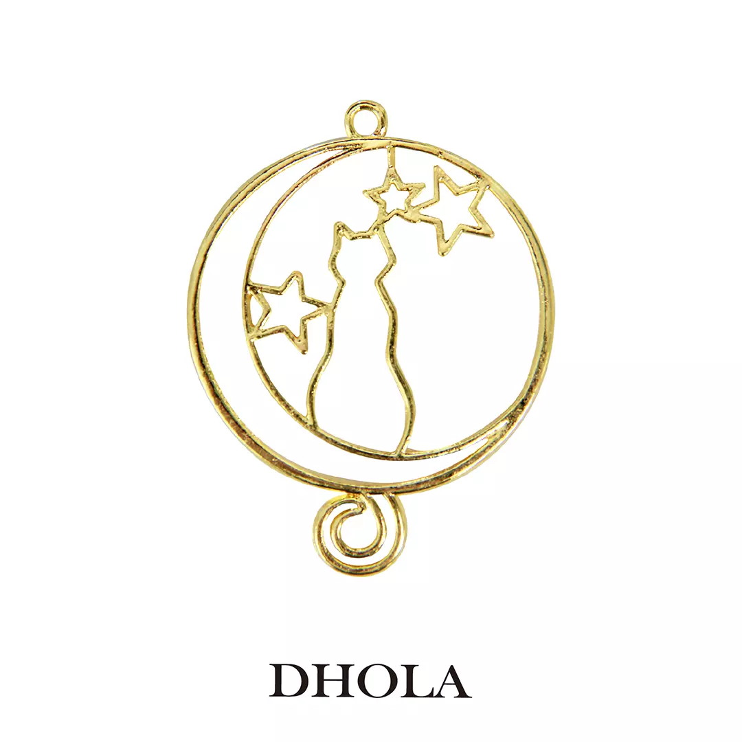 單側耳獨角獸權杖邊框