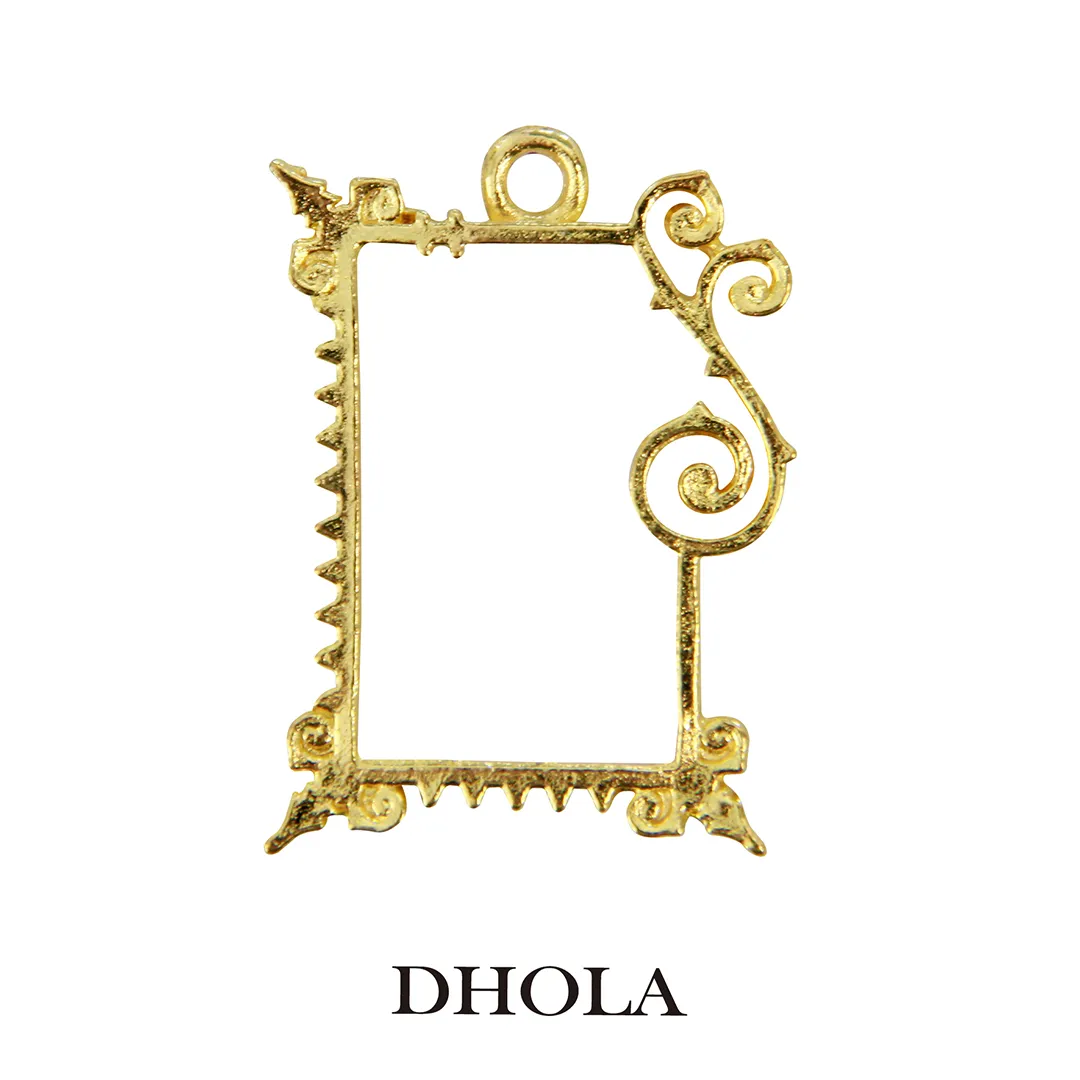 單側耳獨角獸權杖邊框