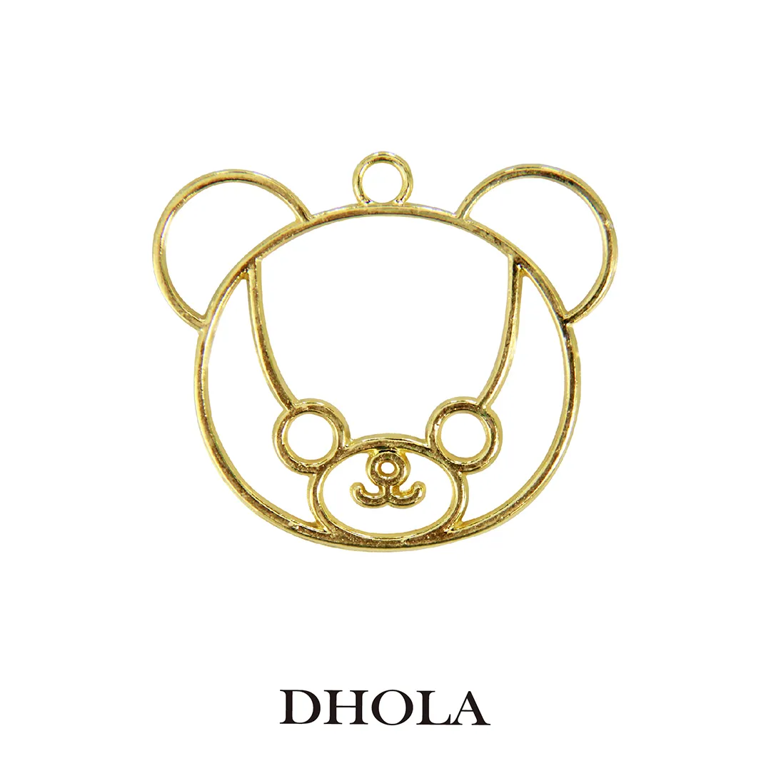 單耳小熊頭邊框