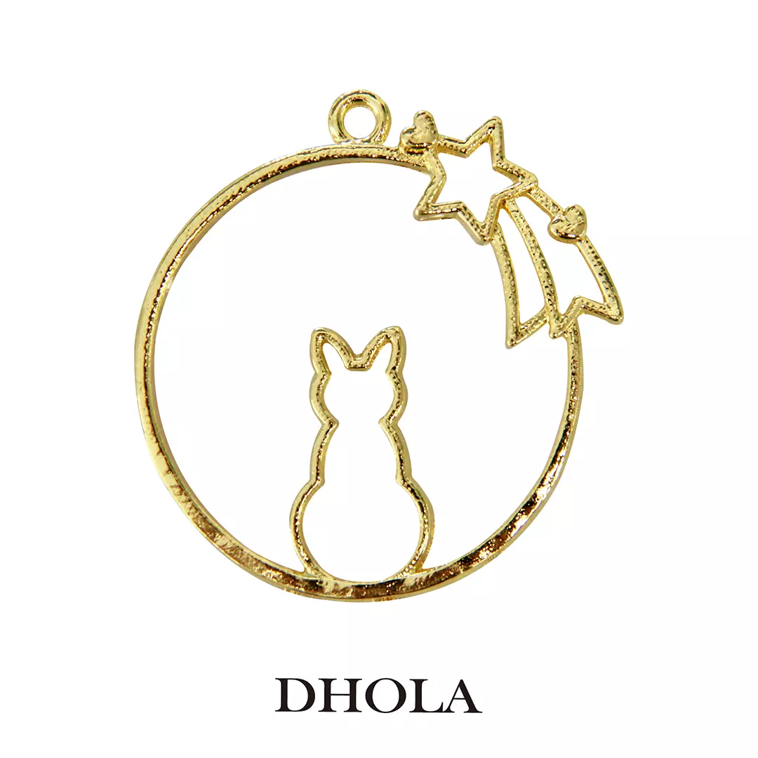 單耳玩球貓邊框