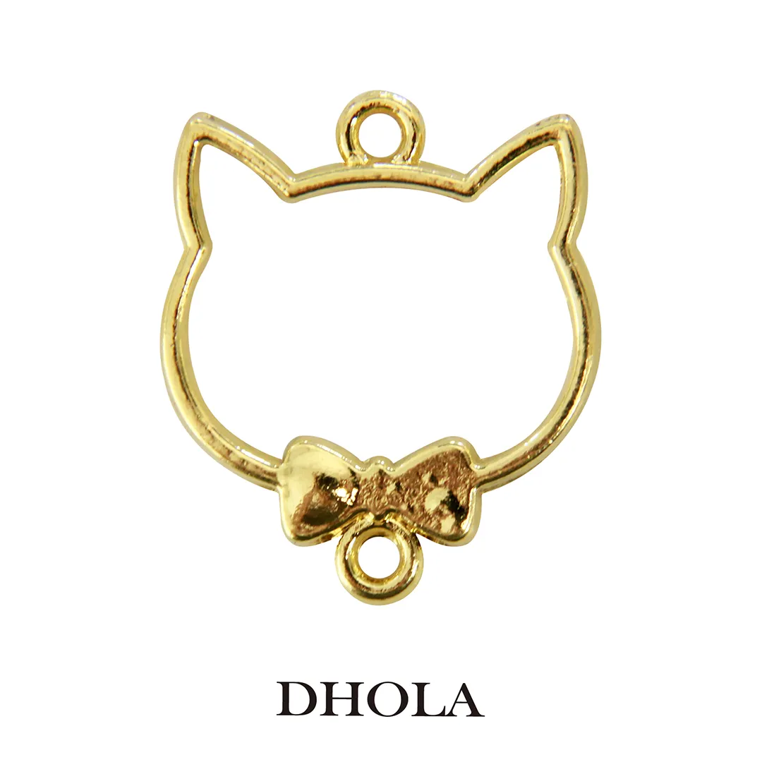 單耳流星貓圓形邊框