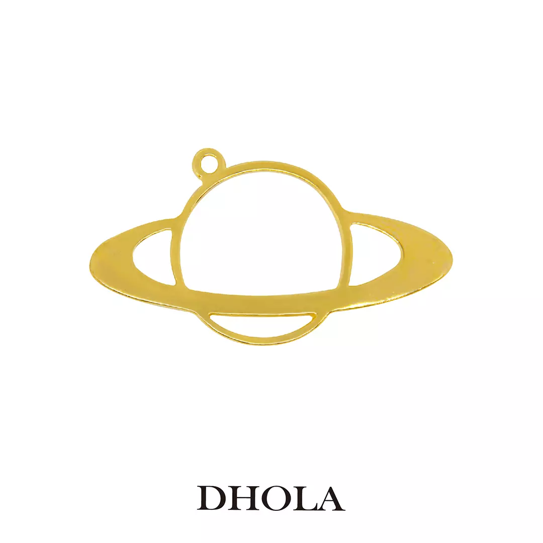 單側耳環繞星球邊框