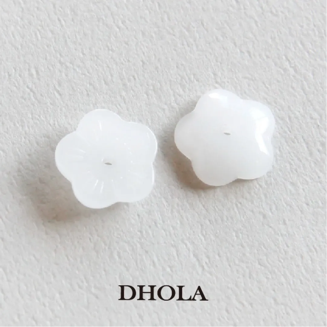 壽字印花陶瓷圓孔珠