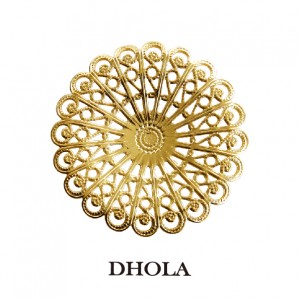 57*41MM【浮雕圓片+雙側雕花】銅片