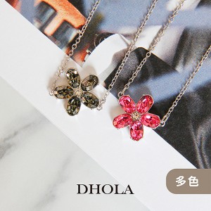 【多色】戀花鑽-項鍊