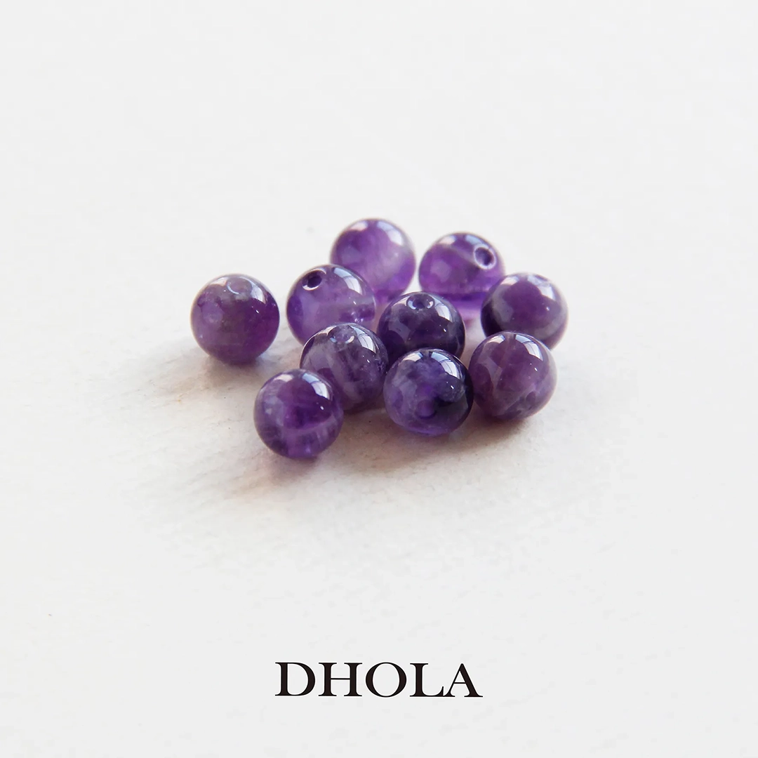 【多尺寸】金箔樹脂圓孔珠