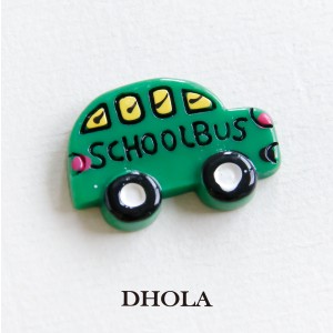 藍色輪船樹脂珠