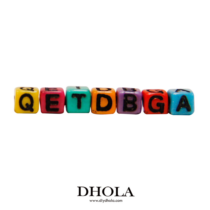 字母串珠-方形-迷你彩虹款