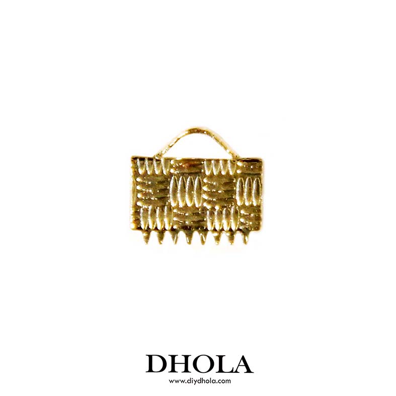 緞帶夾頭 - 金色