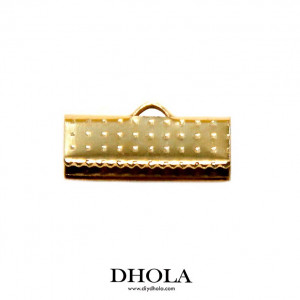 緞帶夾頭 - 金色