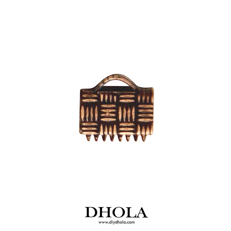 緞帶夾頭 - 紅古色